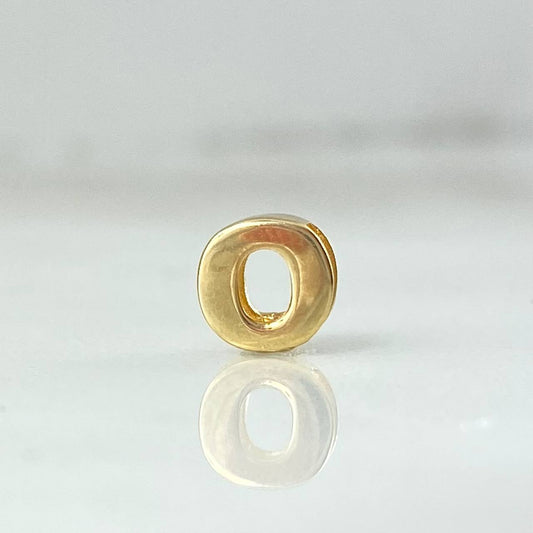 Herraje Letra O 0.3gr / 0.5cm / Oro 18K *