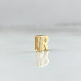Herraje Letra R 0.3gr / Oro Amarillo 18K *