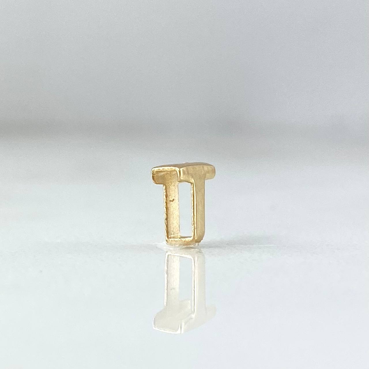 Herraje Letra T 0.25gr / Oro Amarillo 18K
