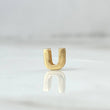 Herraje Letra U 0.3g / 0.6cm Oro Amarillo 18K