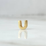 Herraje Letra U 0.3g / 0.6cm Oro Amarillo 18K