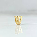 Herraje Letra V 0.25gr / 6mm / Tambor Oro Amarillo