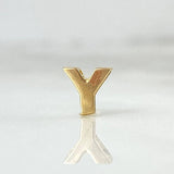 Herraje Letra Y 0.25gr / 0.5cm / Oro Amarillo