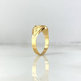 Anillo Sello Virgen de Guadalupe 1.85gr / T6 1/4 / Estrellas Oro Amarillo