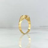 Anillo Sello Virgen Milagrosa 1.8gr / T6 1/4 / Estrella Oro Amarillo ©
