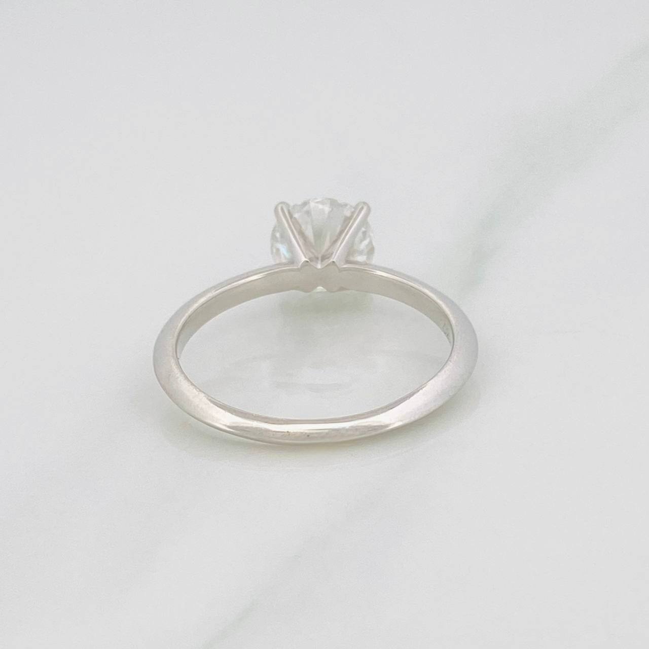 Anillo Solitario Moissanita 2qts 2.55g / T9 Plata 925