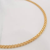 Pulso Chino 2.6g / 18cm / 2.4mm Oro Amarillo 18K