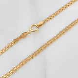 Pulso Chino 2.6g / 18cm / 2.4mm Oro Amarillo 18K