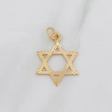 Dije Estrella David 1.1g / 2.05cm Oro Amarillo 18K