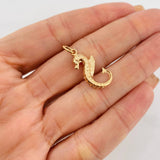 Dije Caballito de Mar 1.45g / 3cm Oro Amarillo 18K