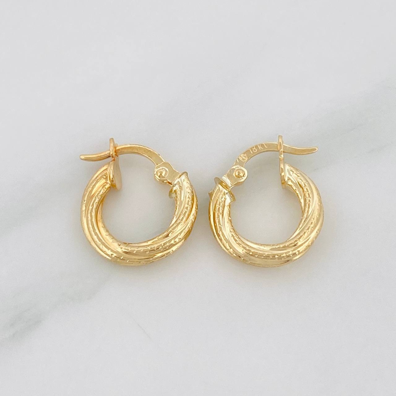 Candongas Lula 1.35g / 1.05cm Oro Amarillo 18K