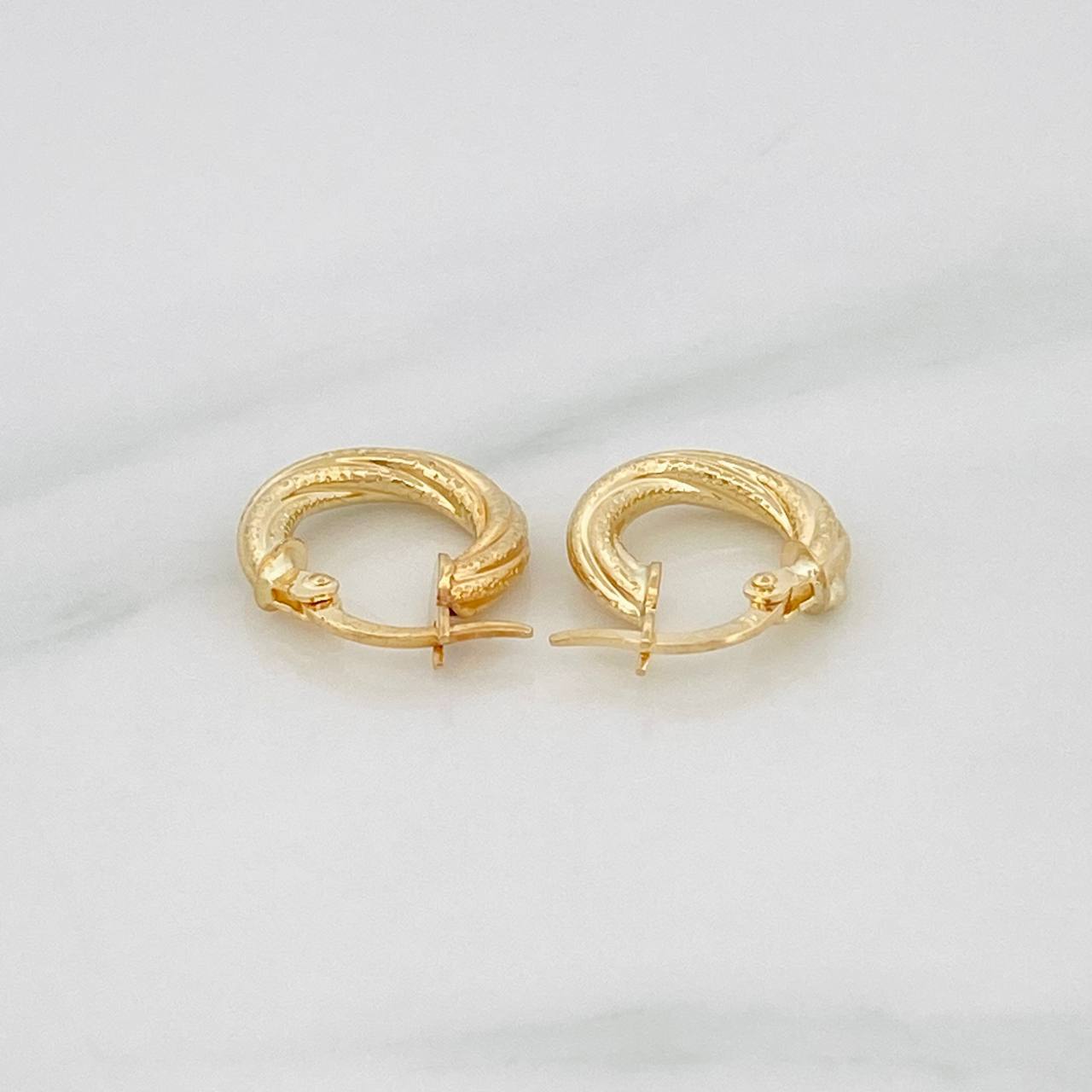 Candongas Lula 1.35g / 1.05cm Oro Amarillo 18K