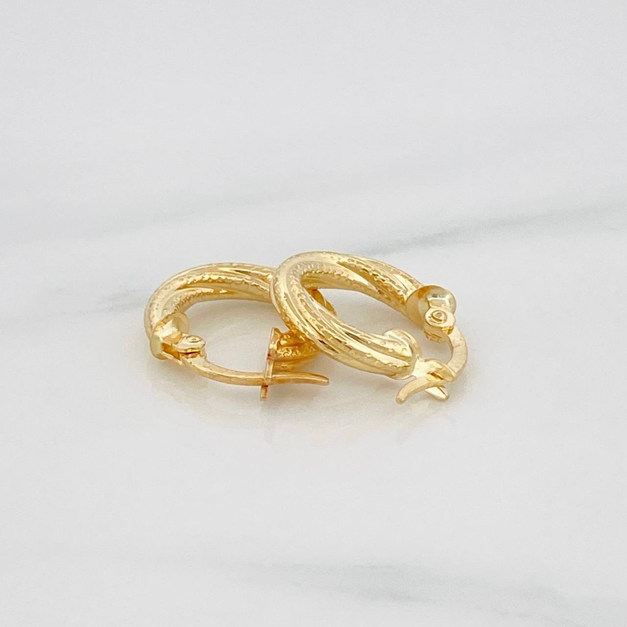 Candongas Lula 1.35g / 1.05cm Oro Amarillo 18K