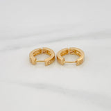 Candongas Tornillo 3.7g / 1cm Oro Amarillo 18K
