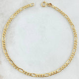 Pulso Figaro 0.95gr / 19cm / +1 Oro 18K *