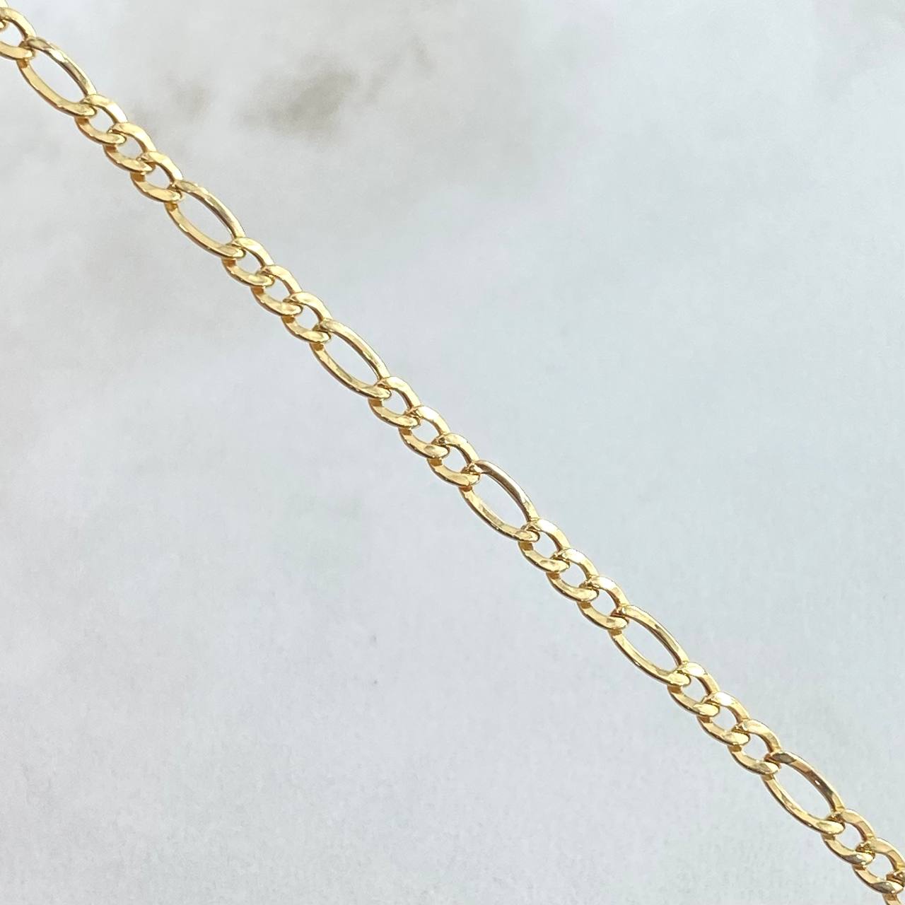 Pulso Figaro 1gr / 19.5cm / +1 Oro 18K *