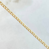 Pulso Cubano 1gr / 19cm / +1 Oro 18K *