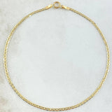 Pulso Plano 0.9gr / 21cm / +3 Oro 18K *