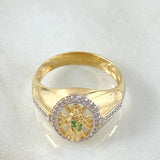 Anillo Ovalo San Judas 6.95gr / T11 3/4 / Oro 18K *