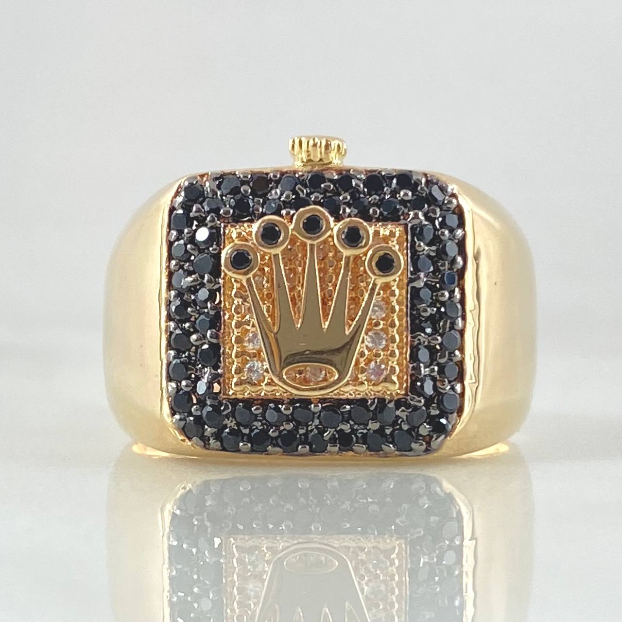 Anillo Corona Marco Tupido 7.4gr / T10 1/4 / Oro 18K *