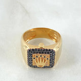 Anillo Corona Marco Tupido 7.4gr / T10 1/4 / Oro 18K *