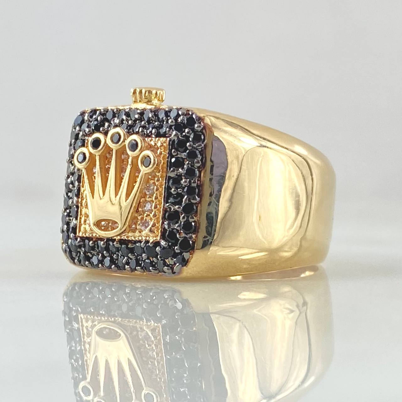 Anillo Corona Marco Tupido 7.4gr / T10 1/4 / Oro 18K *
