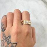 Anillo Cetro Sellado 4.25gr / T9 1/2 / Oro 18K *