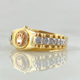 Anillo Correa Relieve 5.1gr / T7 1/2 / Oro 18K *