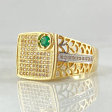 Anillo Sello Tupido Filigrana 7.85gr / T10 3/4 / Oro 18K *