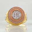 Anillo Sello San Benito 8.45gr / T10 3/4 / Oro 18K *