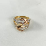 Anillo Biacuaticonautico 5.5gr T8 Circones Blancos Tres Oros