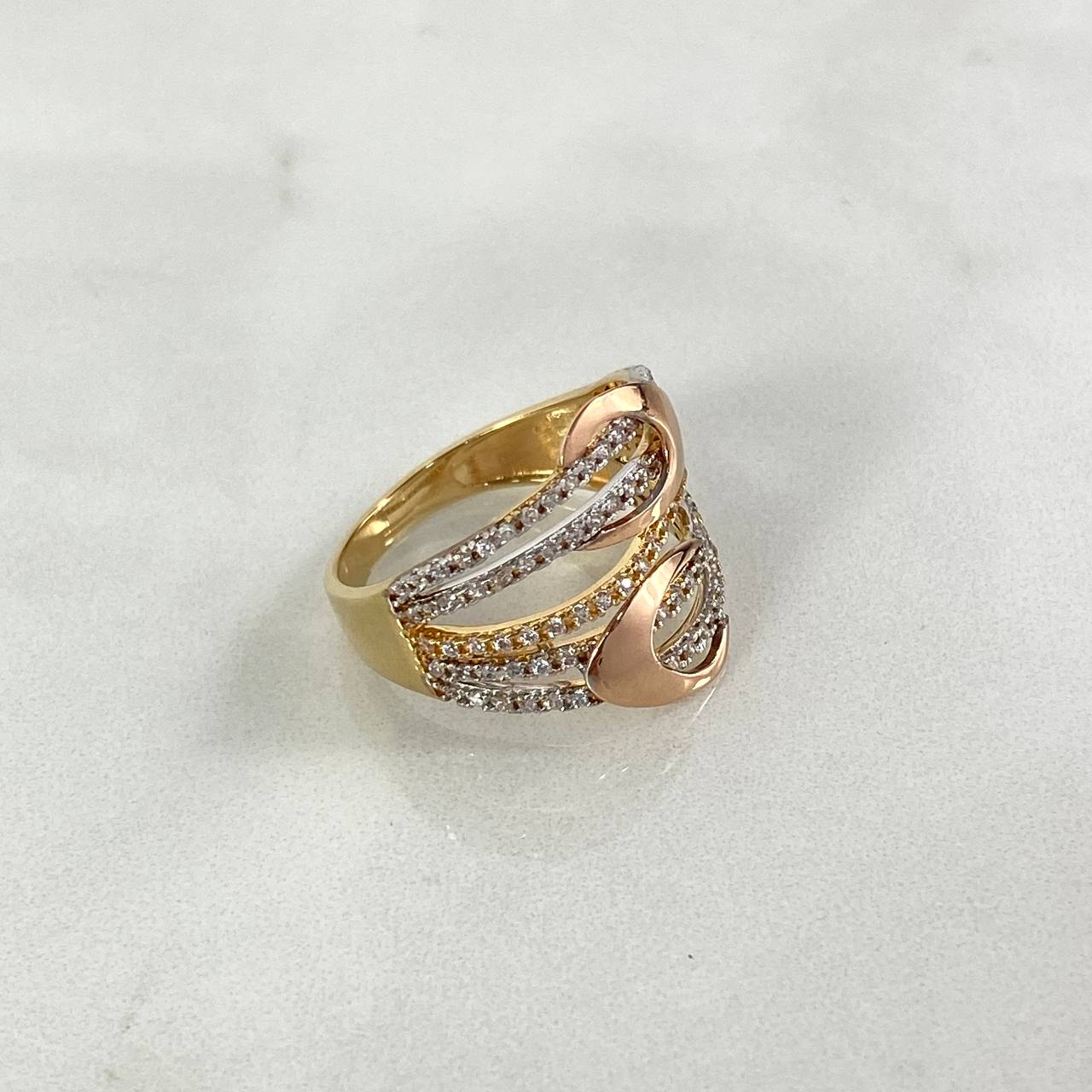 Anillo Biacuaticonautico 5.5gr T8 Circones Blancos Tres Oros