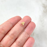 Herraje Letra A 0.3gr / 0.5cm / Oro 18K ©