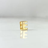 Herraje Letra E 0.35 g / 0.5 cm Oro Amarillo 18K