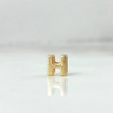 Herraje Letra H 0.4gr / 0.5cm / Oro Amarillo 18K