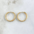 Candongas Carril 1.85gr / 1.2cm / Oro 18K *