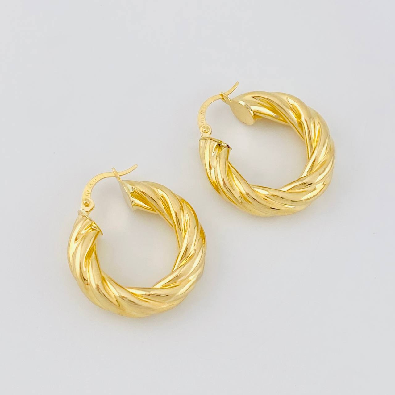 Candongas Melcocha 4.95g / 2.8cm Oro Amarillo 18K