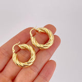 Candongas Melcocha 4.95g / 2.8cm Oro Amarillo 18K