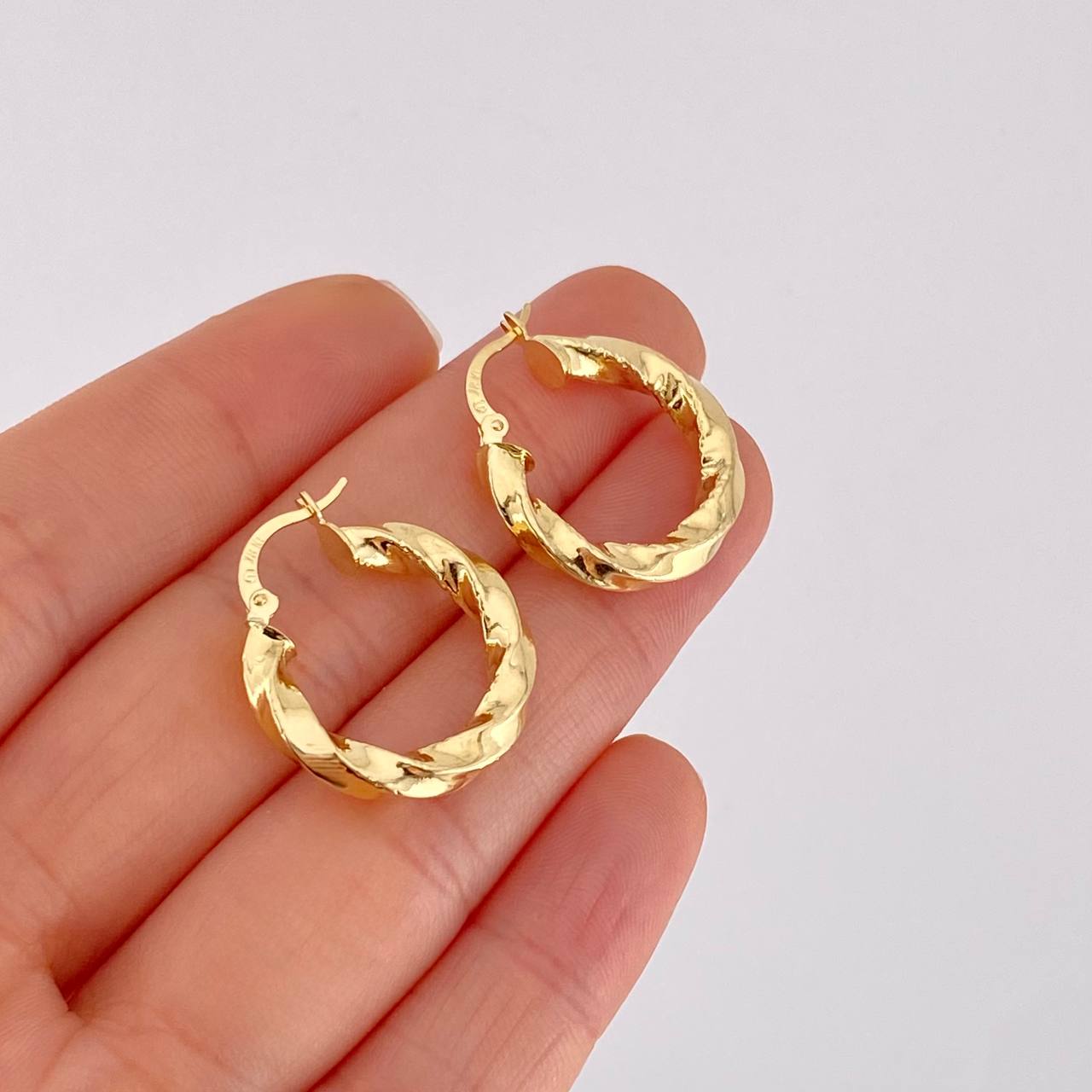 Candongas Asby 2.85g / 2.3cm Oro Amarillo 18K