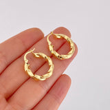 Candongas Asby 2.85g / 2.3cm Oro Amarillo 18K