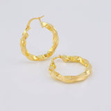 Candongas Amber 3.5g / 2.8cm Oro Amarillo 18K
