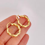 Candongas Amber 3.5g / 2.8cm Oro Amarillo 18K