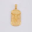 Dije Placa Cristo 6.65g / 4cm Oro Amarillo 18K