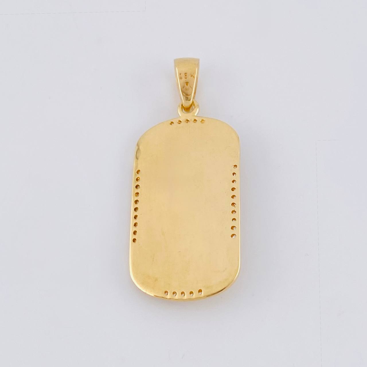 Dije Placa Cristo 6.65g / 4cm Oro Amarillo 18K