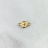 Herraje Letra F 0.35gr / 1.4cm / Circular Oro Amarillo ©