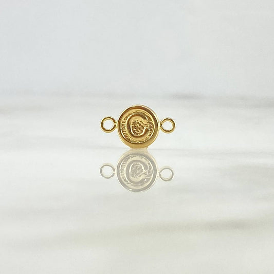 Herraje Letra C 0.4gr / 1.4cm / Oro Amarillo 18K