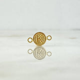 Herraje Letra K 0.35gr / 1.4cm / Circular Oro Amarillo ©