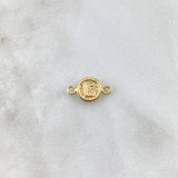 Herraje Letra L 0.35gr / 1.4cm / Circular Oro Amarillo ©