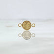 Herraje Letra T 0.4gr / 1.4cm / Circular Oro Amarillo