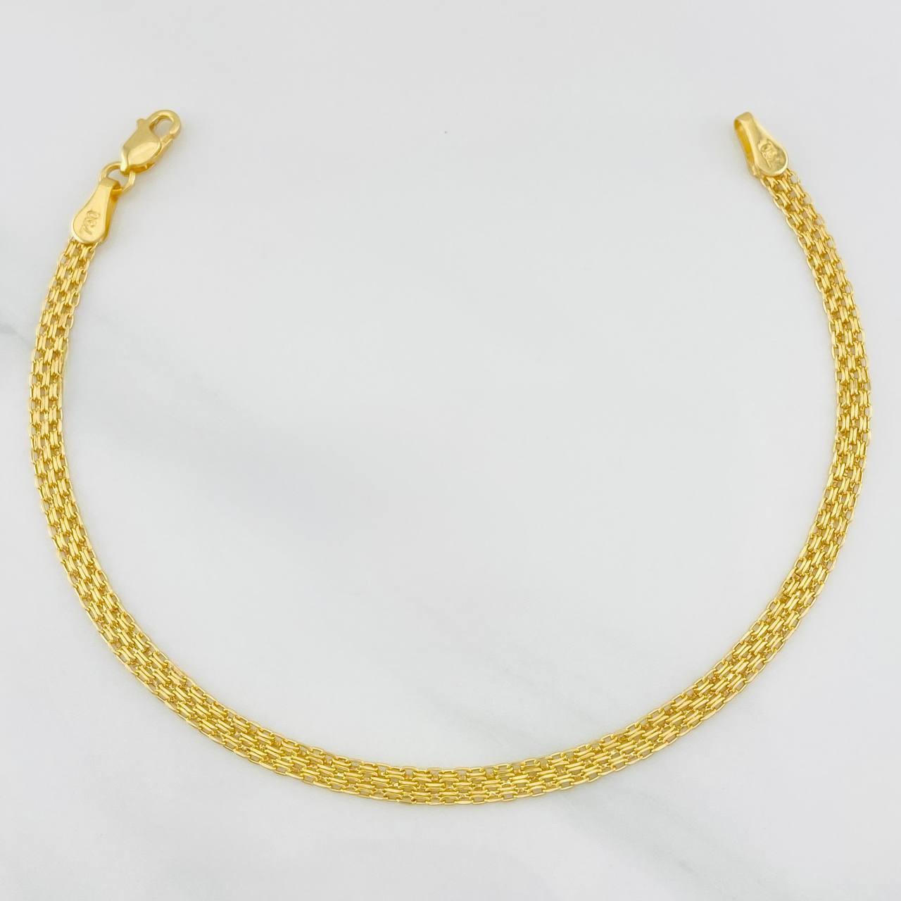 Pulso Chino 1.55g / 18.2cm / 3.22mm Oro Amarillo 18K